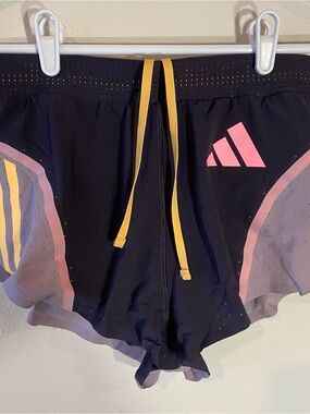 Adidas Adizero Elite Promo Shorts 2” Lined Purple IN1187 $70 - Extra Small